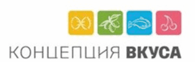 Концепция вкуса логотип